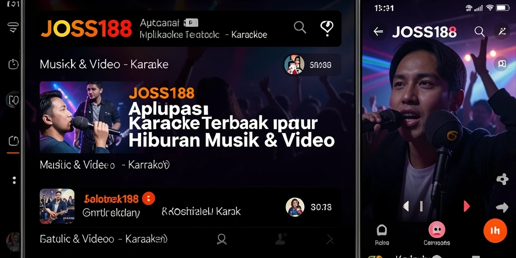 Antarmuka JOSS188 yang menarik untuk pengalaman karaoke maksimal